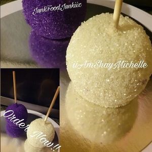 Homemade candy apples